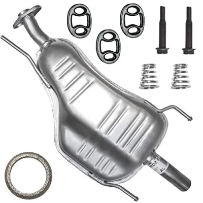 Abbildung von Endschalldämpfer Auspuff Endtopf für Opel Astra G 2 II 1.4i 16V 1.6i 8V 1.8I 2.0i