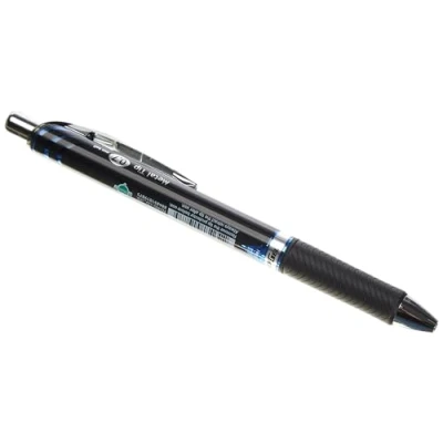 Abbildung von Pentel EnerGel Document BLP77 CX Gel Tintenroller, blau, 0,7 mm Strichstärke, Druckmechanik, nachfüllbar, wasserfeste, lichtechte Tinte dokumentenecht nach ISO 27668 4, 1 Stück (1er Pack)