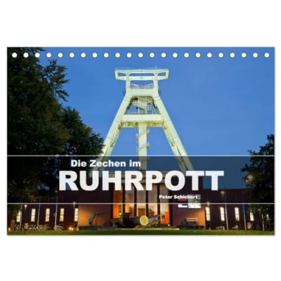 Abbildung von Die Zechen im Ruhrpott (Tischkalender 2025 DIN A5 quer), CALVENDO Monatskalender