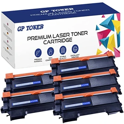 Abbildung von 5X Toner XL Kompatibel mit Brother TN 2220 DCP 7060 D N 7065 DN 7070 DW Fax 2840 2845 2940 2950 HL 2200 Series 2230 2240 (5X Schwarz)