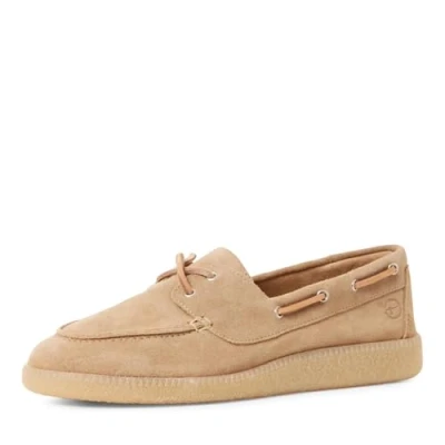 Abbildung von Tamaris Bootsschuh, Damen, Größe: 36, Taupe Leder
