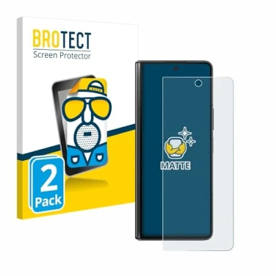 Abbildung von BROTECT Entspiegelungs Schutzfolie für Samsung Galaxy Z Fold 5 (2 Stück) Matte Displayschutz Folie, Anti Reflex, Fingerprint
