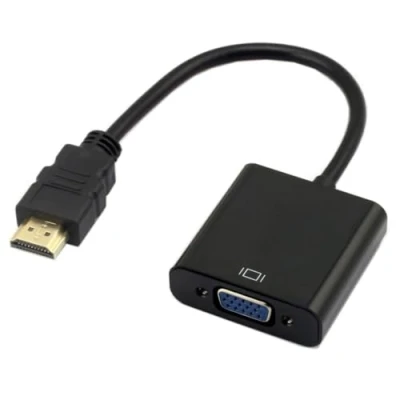 Abbildung von chenyang HDMI zu VGA Adapter, vergoldeter Stecker auf Buchse Kabeladapter für Computer, Desktop, Laptop, Monitor, Projektor
