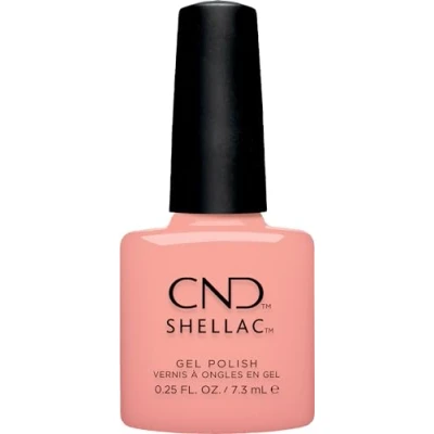 Abbildung von CND Shellac UV Nagellack Sunrise Energy semi transparent für Jelly Effect Nr. 467 apricot Original Lack Nageldesign Gleam &amp; Glow collection