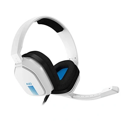 Abbildung von ASTRO Gaming A10 Headset mit Kabel, Leicht &amp; Robust, Audio, Dolby ATMOS, 3,5mm Anschluss, Xbox Series XS, One, PS5, PS4, Nintendo Switch, PC, Mac, Smartphone Weiß/Blau