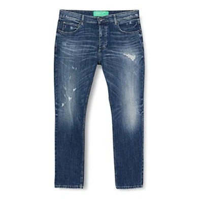 Abbildung von United Colors of Benetton (Z6ERJ) Herren Pantalone Hose, Dark Blue 901, 30