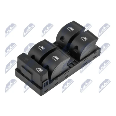 Abbildung von NTY EWS AU 000 Schalter, Fensterheber vorne links AUDI: A4 B7 Avant, Limousine, SEAT: Exeo ST, Limousine