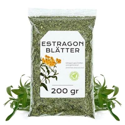 Abbildung von Estragon Getrocknet 200gr Estragonblätter Estragonblättertee Lose (200 gr)
