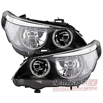 Abbildung von Johns, Scheinwerfer Satz passend für BMW 5er Scheinwerf. Set E60/E61 07/03 03/07 H7/H7 inkl Motor li+re