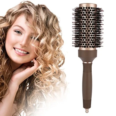 Abbildung von Professionelle Keramik Haar Rundbürste, hochwertige Anion Antistatische Salon Runde Styling Pinsel Friseurwerkzeuge, für Föhnen, Styling, Curling(43mm)