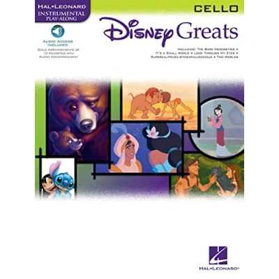 Abbildung von Disney Greats Cello Book/Cd Playalong: Noten, CD für (Hal Leonard Instrumental Play Along): Along