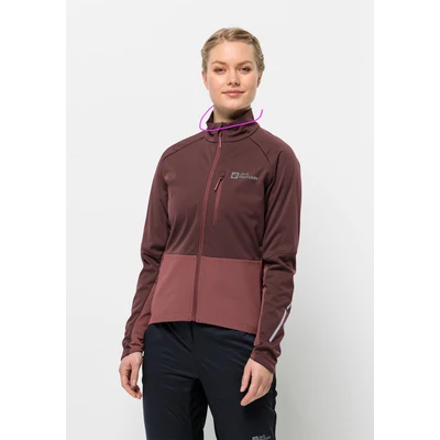 Abbildung von Jack Wolfskin Morobbia W Softshelljacke, Damen, Größe: Large, Dark maroon