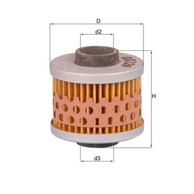 Abbildung von MAHLE ORIGINAL OX 129 Ölfilter Filtereinsatz