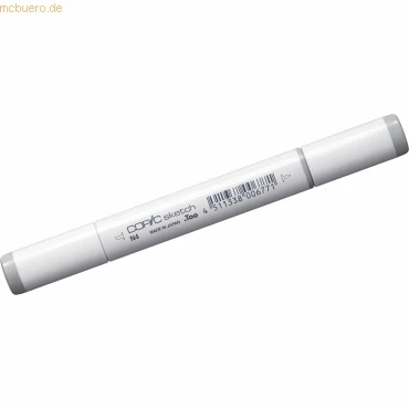 Abbildung von COPIC Sketch Marker Typ N 4, neutral gray No. professioneller Pinselmarker, mit einer Super Brush Spitze und Medium Broad