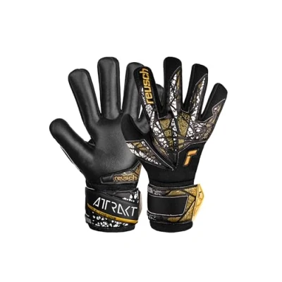 Abbildung von Reusch Attrakt Silver NC Finger Support Torwarthandschuhe für Erwachsene mit Evolution Negative Cut und Fingerschutz