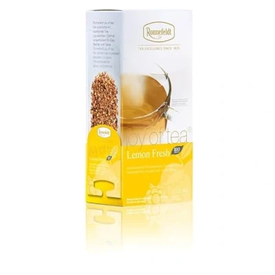 Abbildung von Ronnefeldt Lemon Fresh BIO &#039;Joy of Tea&#039; Aromatisierter Früchtetee mit Zitronengeschmack, 15 Teebeutel, 3,2 g 6 Stück