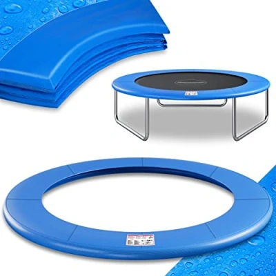 Abbildung von Monzana® Trampolin Randabdeckung Ø 183 244 305 366 427 cm 30cm breit 100% UV beständig Reißfest Wetterbeständig Universell Federabdeckung Randschutz