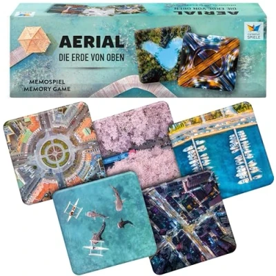 Abbildung von Starnberger Spiele Aerial Die Erde von Oben Memospiel Familienspiel ab 6 Jahren Geschenk für Reiseliebhaber