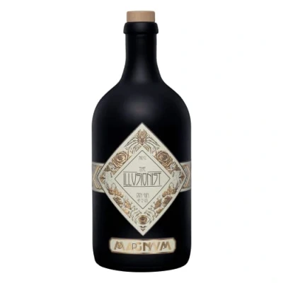 Abbildung von The Illusionist Magnum Opus Der Farbwechsel Gin 16 Premium Botanicals Doppelmagnum mit Glaspipette Portionierer Floral &amp; Fruchtig 45% Vol. 3000ml