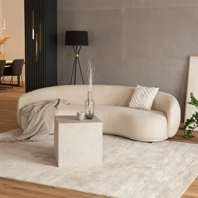 Abbildung von Home Deluxe Sofa Webstoff Beige CASARA 258 x 72 128 cm