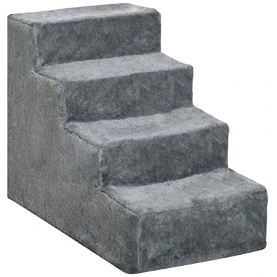 Abbildung von PawHut Haustiertreppe mit abnehmbarem Bezug