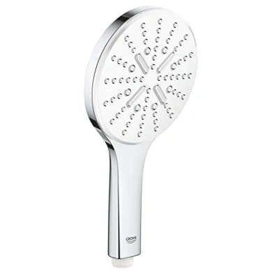 Abbildung von Grohe Handbrause RainShower SmartActive 130, Mit EcoJoy 9,5 l 3 Strahlarten Chrom