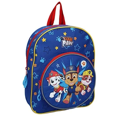 Abbildung von Paw Patrol Kinderrucksack Rucksack Kinder Chase, Marshall &amp; Rubble 31 x 25 9 cm