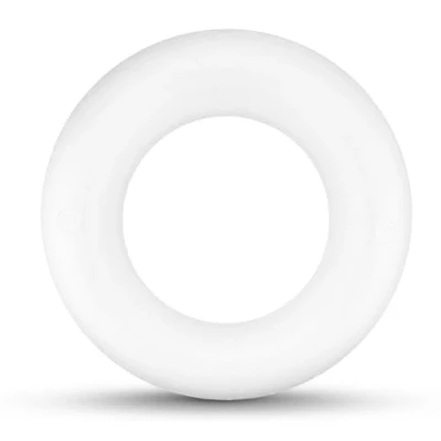 Abbildung von Netuno 1 Stück Styropor Ringe 30 cm halber Reifen Styroporhalbring Römer weis halbe Krone aus Polystyrol Flache Schaum Oberseite gewölbt Unterseite flach Tischkranz