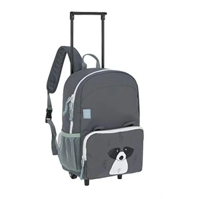 Abbildung von LÄSSIG Kinderkoffer Lässig Trolley/Backpack About Friends Racoon, 2 Rollen