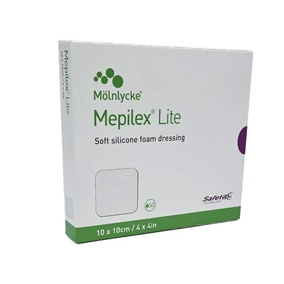 Abbildung von Mepilex Lite Schaumverband 10x10 Cm Steril 5 St