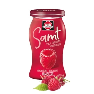 Abbildung von Schwartau Samt Himbeere, Fruchtaufstrich ohne Stücke &amp; Kerne, 270g