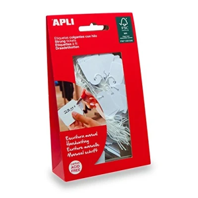 Abbildung von APLI 7006 Box mit 200 Etiketten Faden 11 x 29 mm