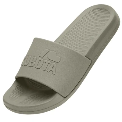 Abbildung von Kubota Basic Plain Pantolette flach, Größe: 43, Beige Schuhe