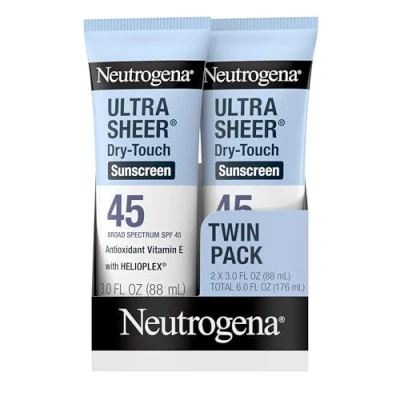Abbildung von Neutrogena, Ultra Sheer Dry Touch Sonnenschutzlotion, mit breitem Spektrum LSF 70, 88 ml, 2 Stück