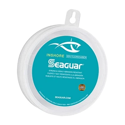 Abbildung von Seaguar In Shore 100% Fluorkohlenstoff Vorfach, farblos, 50 Pounds/100 Yards