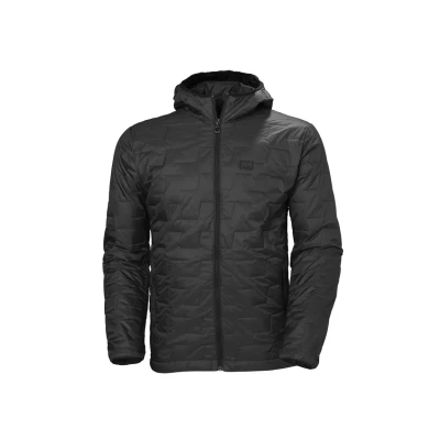Abbildung von Helly Hansen Men Lifaloft Hooded Insulator Jacket Black Matte Größe Xl