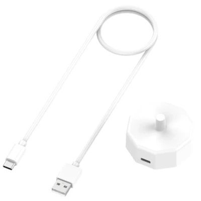 Abbildung von USB C Ladestation Induktives Ladegerät für Reisen, kompatibel mit Elektrischen Zahnbürsten Braun Oral B