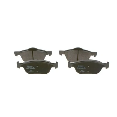 Abbildung von BOSCH 0 986 494 785 Bremsbelagsatz Low Metallic mit akustischer Verschleißwarnung Kolbenclip, Anti Quietsch Blech HONDA: CIVIC 9