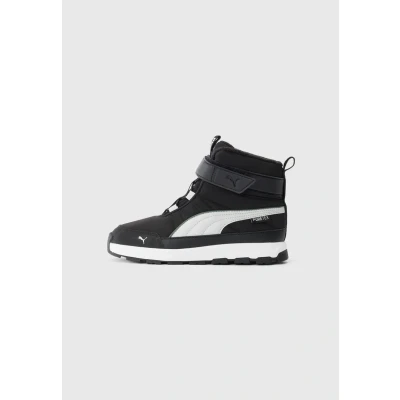 Abbildung von Puma Evolve Puretex Snowboot/Winterstiefel für Kinder, Größe: 34, Black ash gray white Schuhe