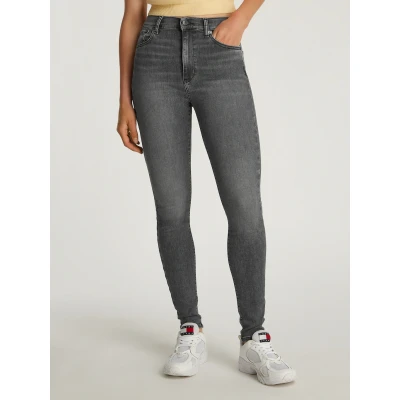 Abbildung von Tommy Jeans Sylvia Skinny Fit, Damen, Größe: 25x32, Grey denim