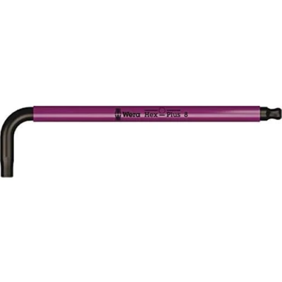 Abbildung von Wera 950 SPKL Winkelschlüssel Multicolour, metrisch, BlackLaser, Hex Plus, 8.0 mm. pink, 05022614001