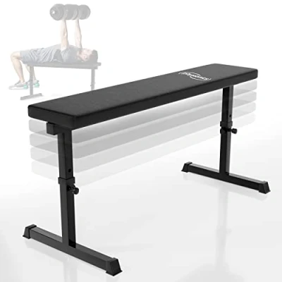 Abbildung von Physionics Hantelbank Flachbank Trainingsbank Fitnessbank Drückerbank bis 200kg