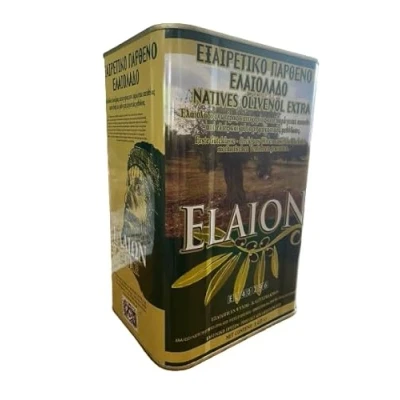 Abbildung von GOLDEON ELAION ELMAR E.V.O.O. Natives Olivenöl EXTRA 3 Liter aus KRETA Neue Ernte