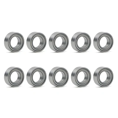 Abbildung von Unxuey 10 Stück Set 4x7x2,5 mm Rillenkugellager Modell Longboard Miniatur Skateboardlager MR74ZZ L 740ZZ 674ZZ