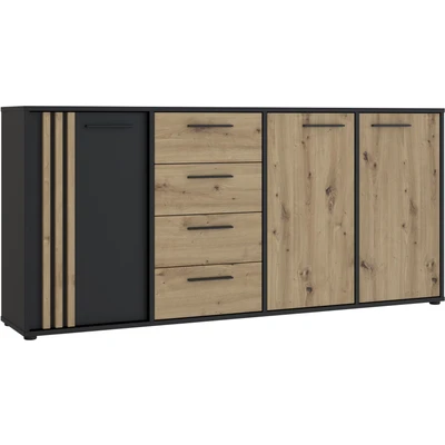 Abbildung von FORTE Sideboard &quot;Cardigan&quot;, Sideboard, 2 farbig, Stauraum, Schubkasten, Soft Close