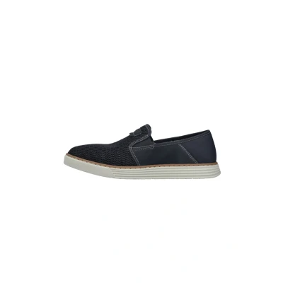 Abbildung von Rieker Slipper Espadrilles, Sommerschuh mit kontrastfarbenen Ziernähten