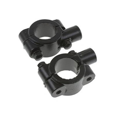 Abbildung von Motorbike Group 1 Zoll 25 mm Motorradlenker 10 Spiegelgewindehalterung Klemmadapter Schwarz