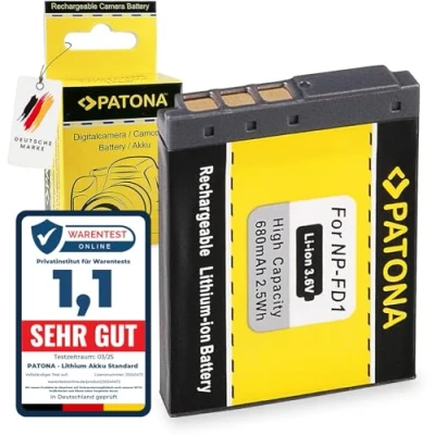 Abbildung von PATONA Akku Ersatz für Sony NP BD1 FD1 Batterie Kompatibel mit Cybershot DSC G3 T75 T77 T200 T300 T500 T700 T900 TX1
