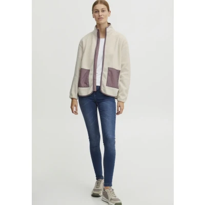 Abbildung von Oxmo Oxpiper Fleecejacke, Damen, Größe: Large, Birch