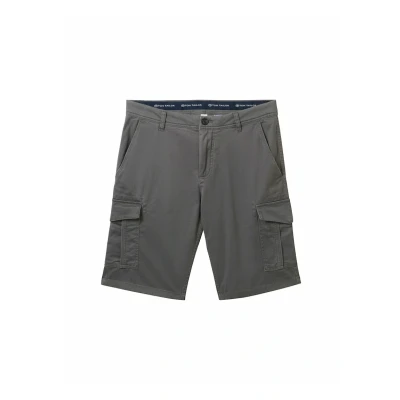 Abbildung von TOM Tailor Regular Shorts, Herren, Größe: 31, Grey structure print